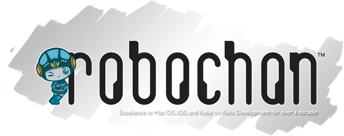 Robochan logo and tagline